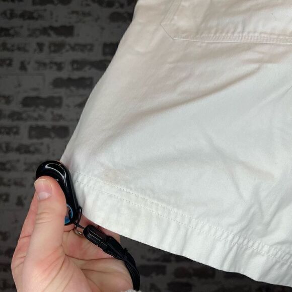 Lauren Ralph Lauren | women green label white cargo cotton shorts bermuda - Picture 10 of 13